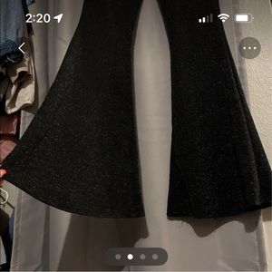 Glitter bell bottoms